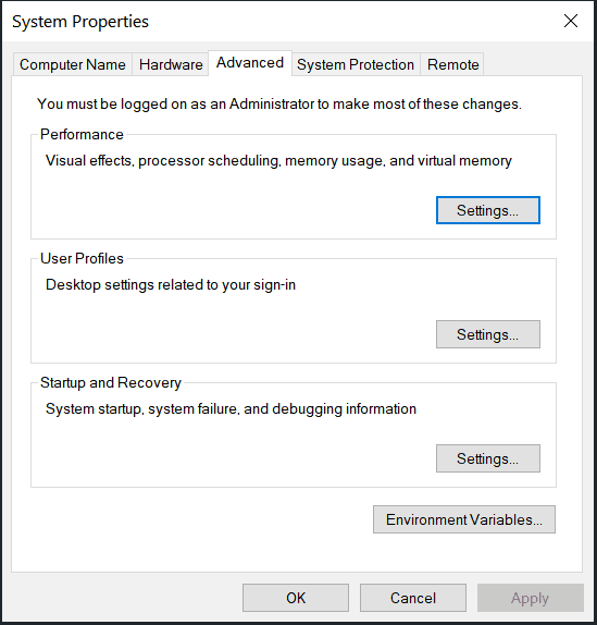 Separación de prioridad de Win32 en Windows 10