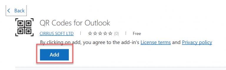 Microsoft Outlook 2022에서 QR 코드를 찾는 위치