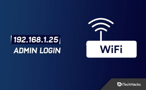 192.168.1.25 관리자 로그인 페이지, 사용자 이름, 비밀번호 및 WiFi 설정