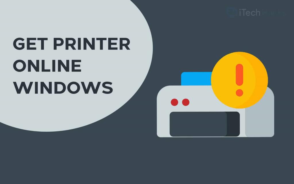 Cómo poner la impresora en línea en Windows 10 (fuera de línea a en línea)