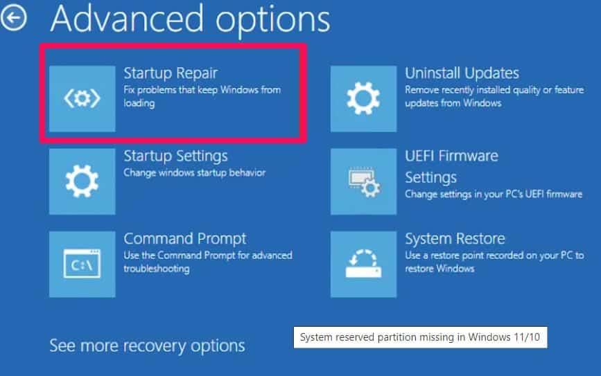Windows 10/11에서 누락된 시스템 예약 파티션 수정