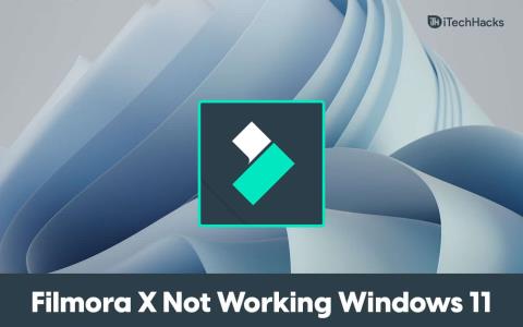 Windows 11에서 Filmora X가 작동하지 않는 문제를 해결하는 방법