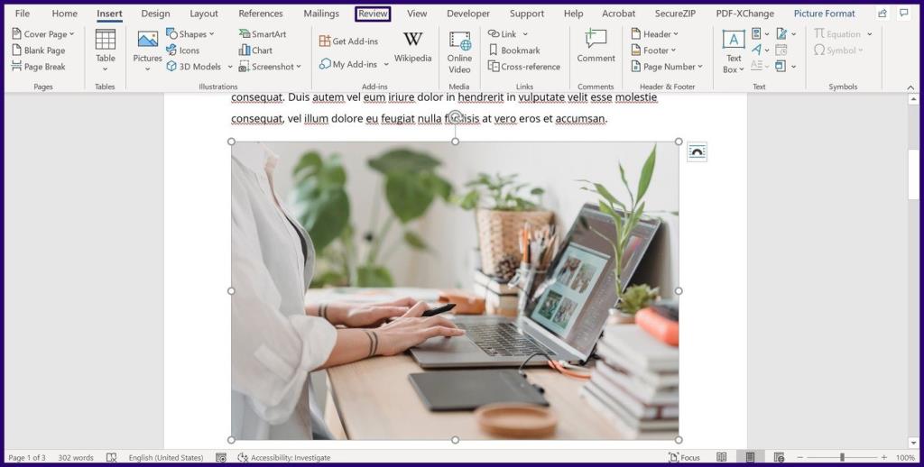 Cách khóa hình ảnh trong Microsoft Word