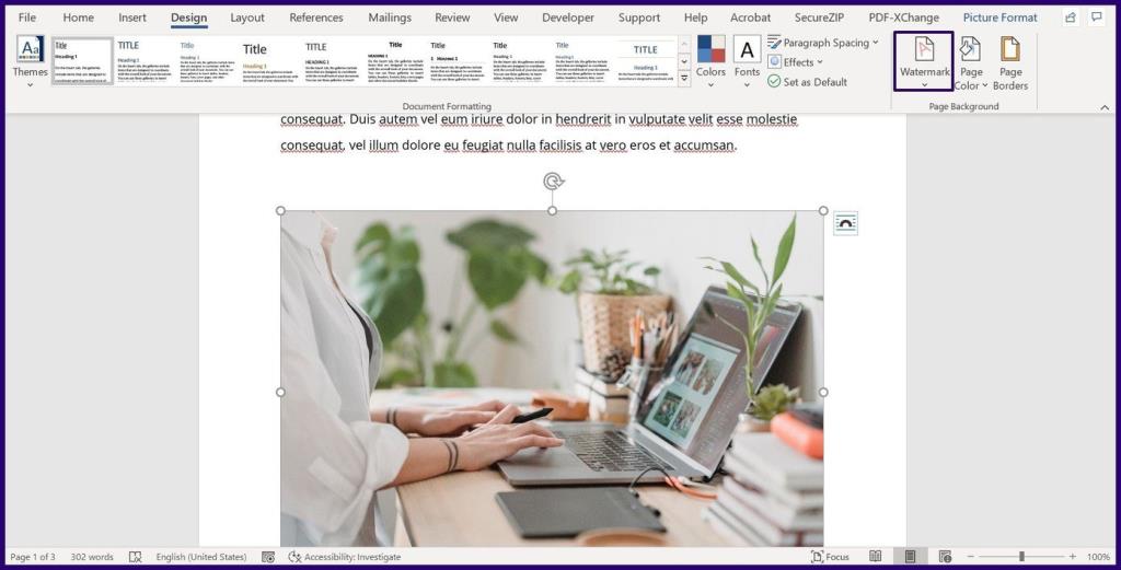 Cách khóa hình ảnh trong Microsoft Word